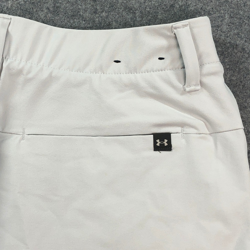 Under Armour Mens Shorts 32x8 Gray Athletic Training Golf Stretch Flat Front - Picture 5 of 13